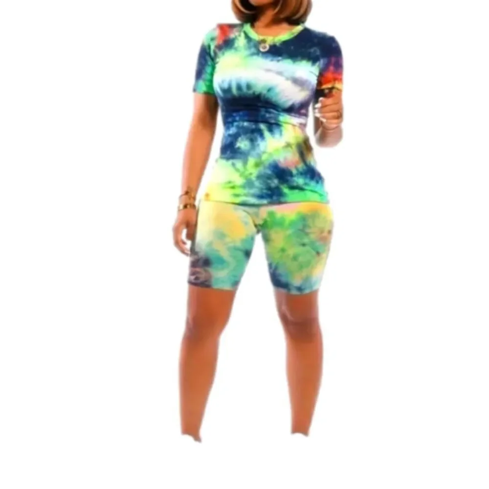 Ladies Tie Dye 2 Piece Set sz Small